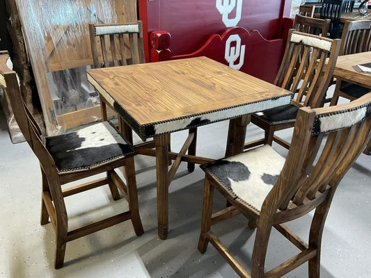 Plain Table w/Cowhide